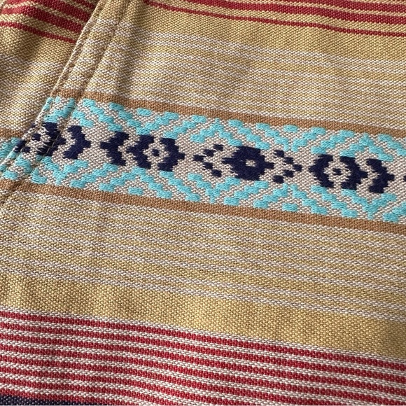 3RD & ARMY Southwest Stripe Drawstring Shorts Men’s Size 34 Boho Festival Style - Picture 13 of 16